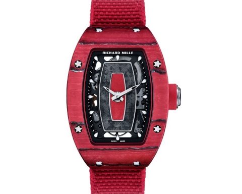 RICHARD MILLE RM 07-01 Racing Red carbon fiber case ladies watch