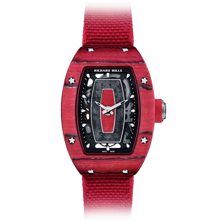 RICHARD MILLE RM 07-01 Racing Red carbon fiber case ladies watch