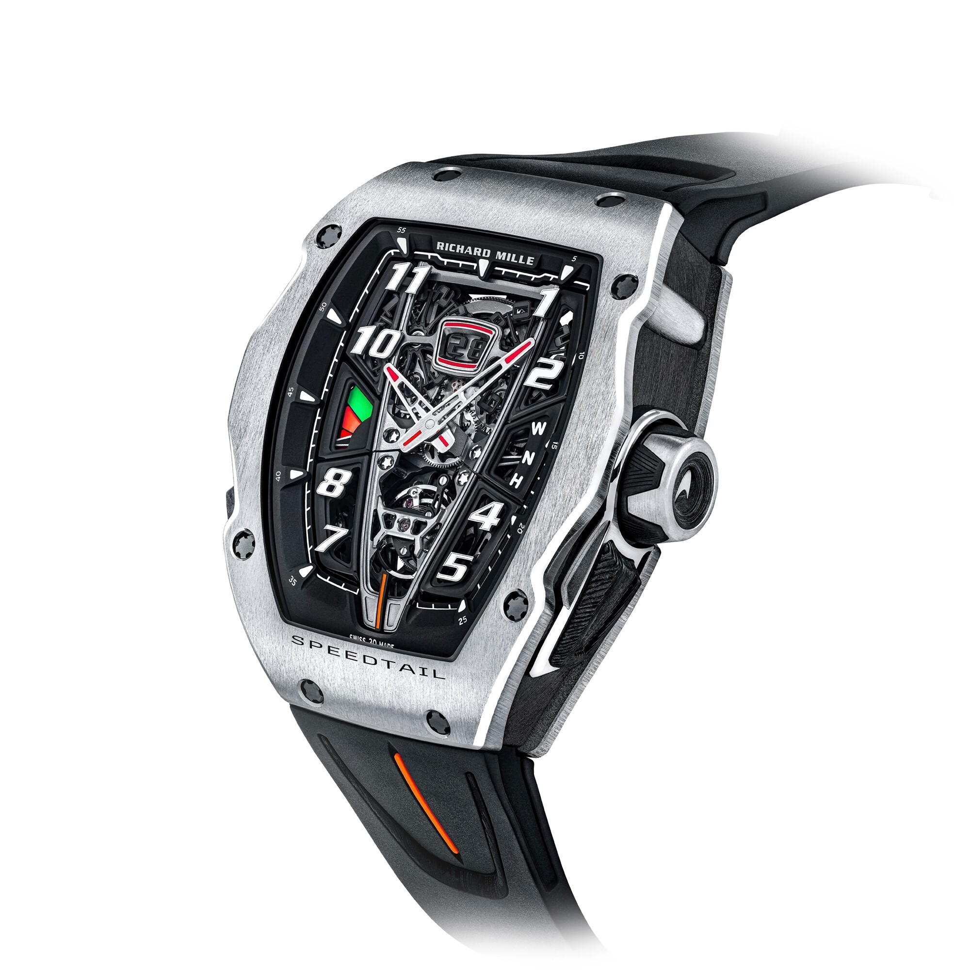 RICHARD MILLE RM 40-01 McLaren Speedtail tourbillon watch titanium carbon case