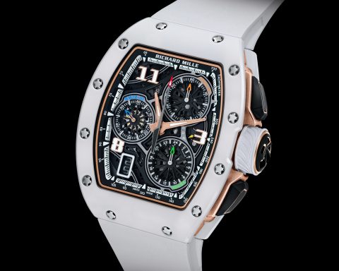RICHARD MILLE RM 72-01 Lifestyle Automatic Chronograph Ceramic white ceramic case flyback chronograph
