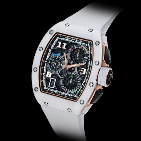 RICHARD MILLE RM 72-01 Lifestyle Automatic Chronograph Ceramic white ceramic case flyback chronograph