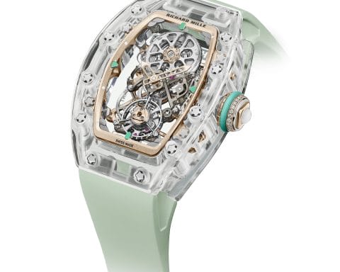 RICHARD MILLE RM 75 - 01 Traveling Tourbillon Sapphire flying tourbillon sapphire watch