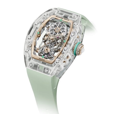 RICHARD MILLE RM 75 - 01 Traveling Tourbillon Sapphire flying tourbillon sapphire watch