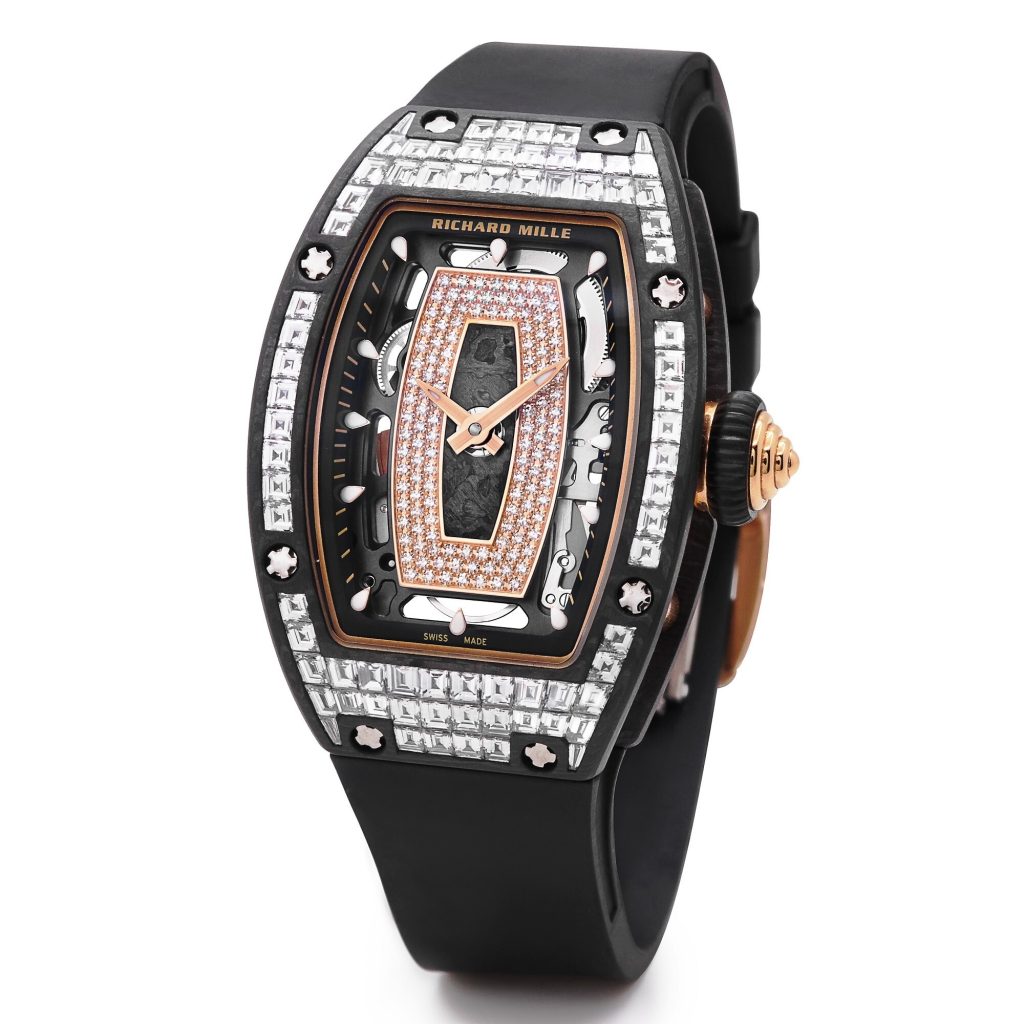 RICHARD MILLE Richard Mille RM 07-01 carbon fiber diamond ladies watch