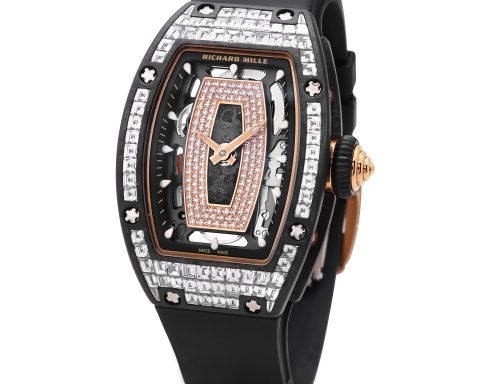 RICHARD MILLE Richard Mille RM 07-01 carbon fiber diamond ladies watch