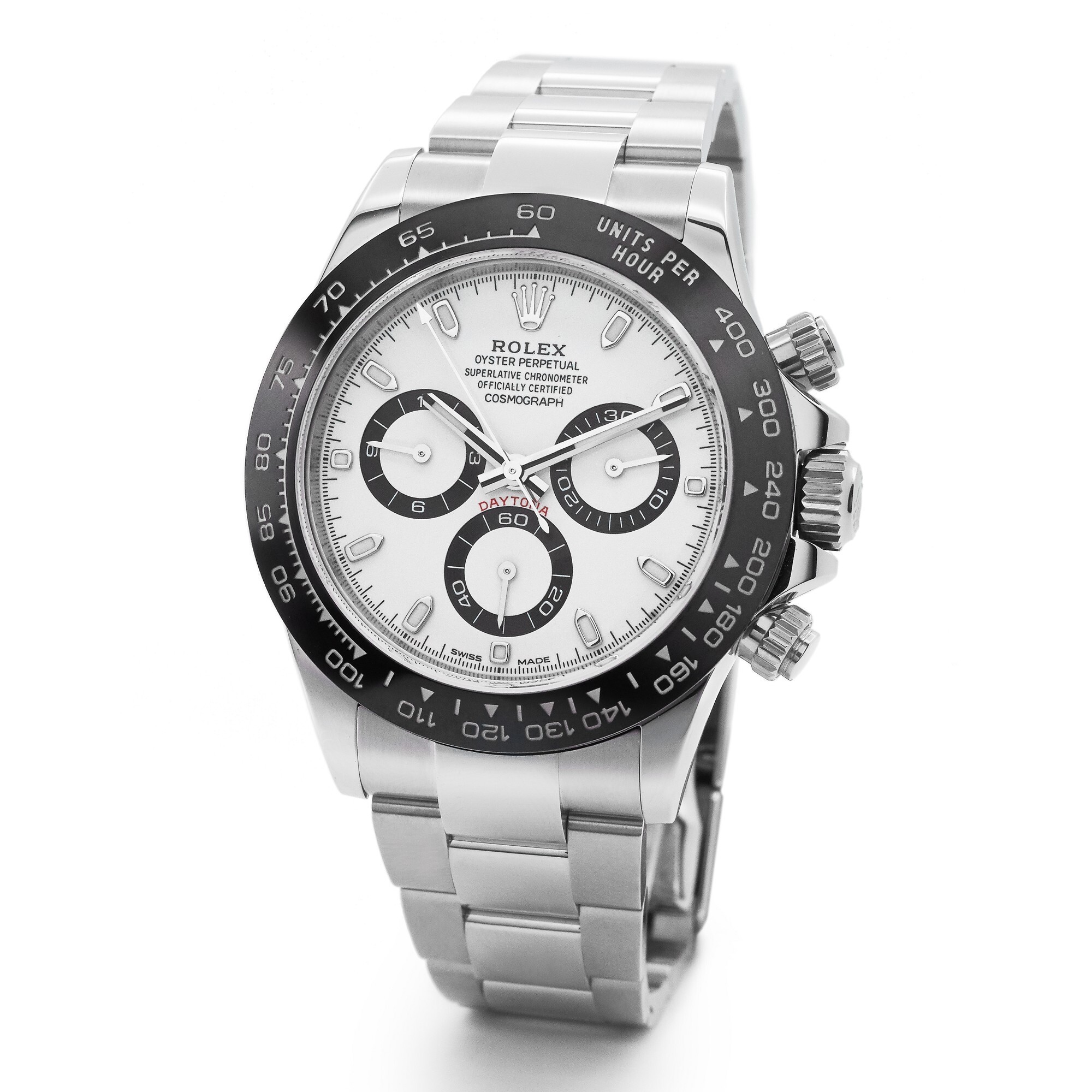 Rolex Cosmograph Daytona Panda Dial 40mm Chronograph watch