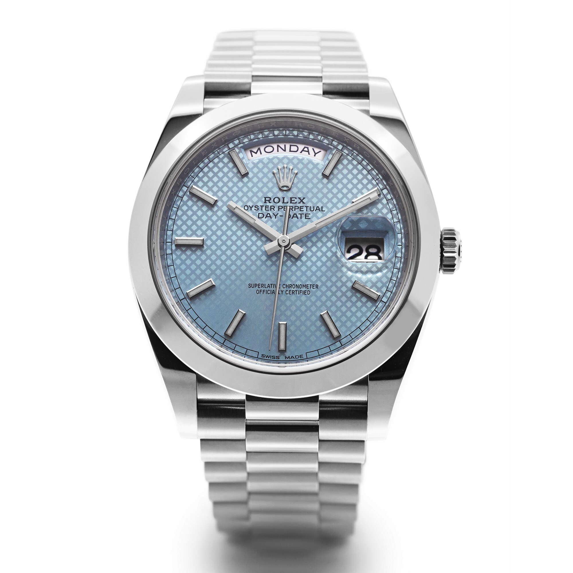 Rolex Day-Date 40mm Oyster Perpetual watch front view