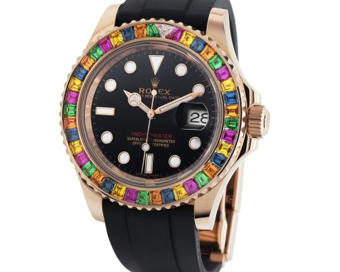 Rolex Rolex Yacht-Master 40mm colored gem-set bezel version watch