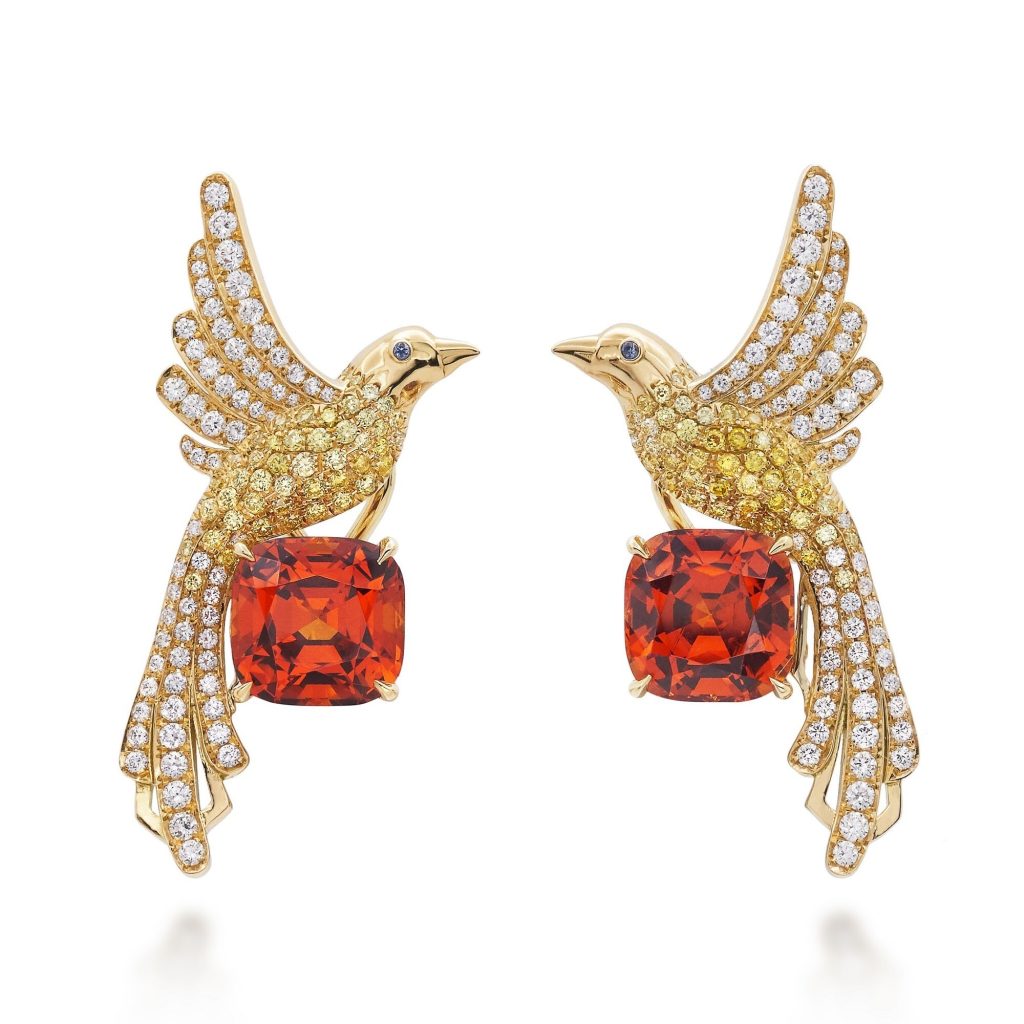Tiffany & Co. Tiffany Feathered Cloak earrings