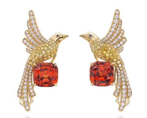 Tiffany & Co. Tiffany Feathered Cloak earrings