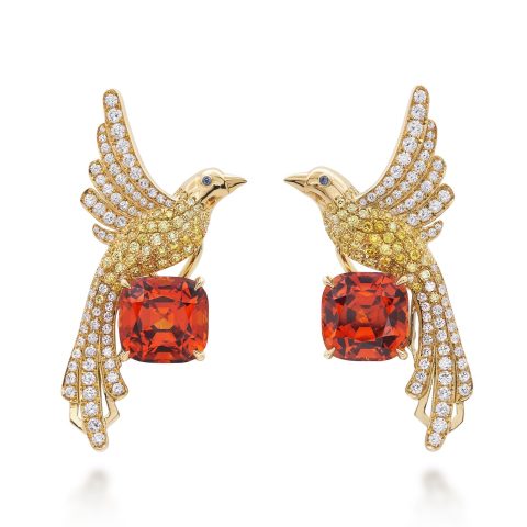 Tiffany & Co. Tiffany Feathered Cloak earrings