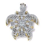 Tiffany Sea Turtle diamond brooch