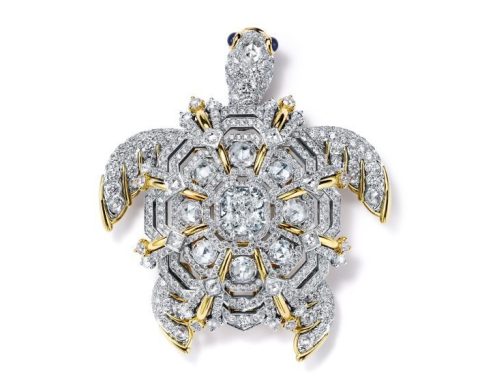 Tiffany Sea Turtle diamond brooch