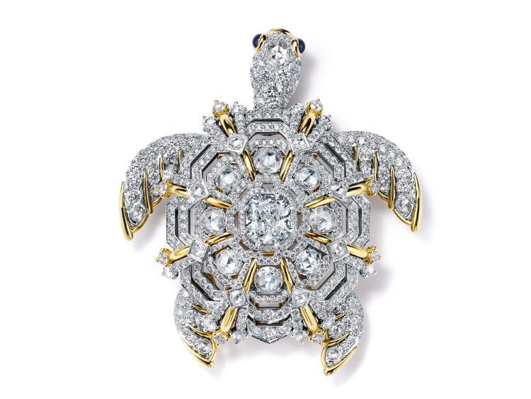 Tiffany Sea Turtle diamond brooch