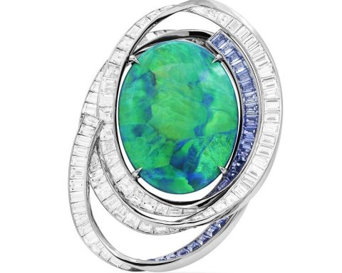 Tiffany Tiffany Blue Book Opal Brooch