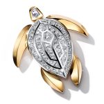 Tiffany Tiffany Blue Book Turtle Brooch