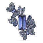 Tiffany Tiffany Blue Book butterfly brooch