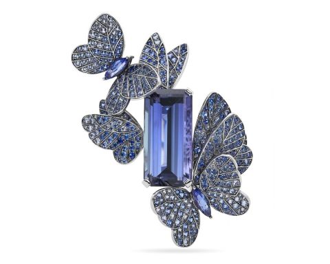 Tiffany Tiffany Blue Book butterfly brooch