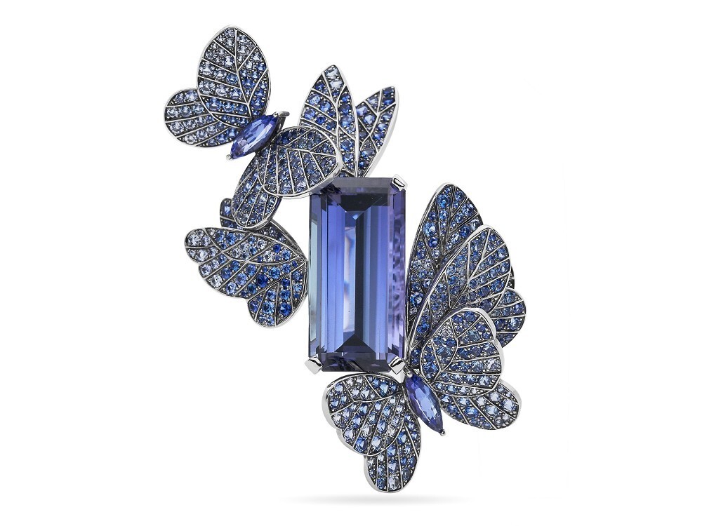 Tiffany Tiffany Blue Book butterfly brooch