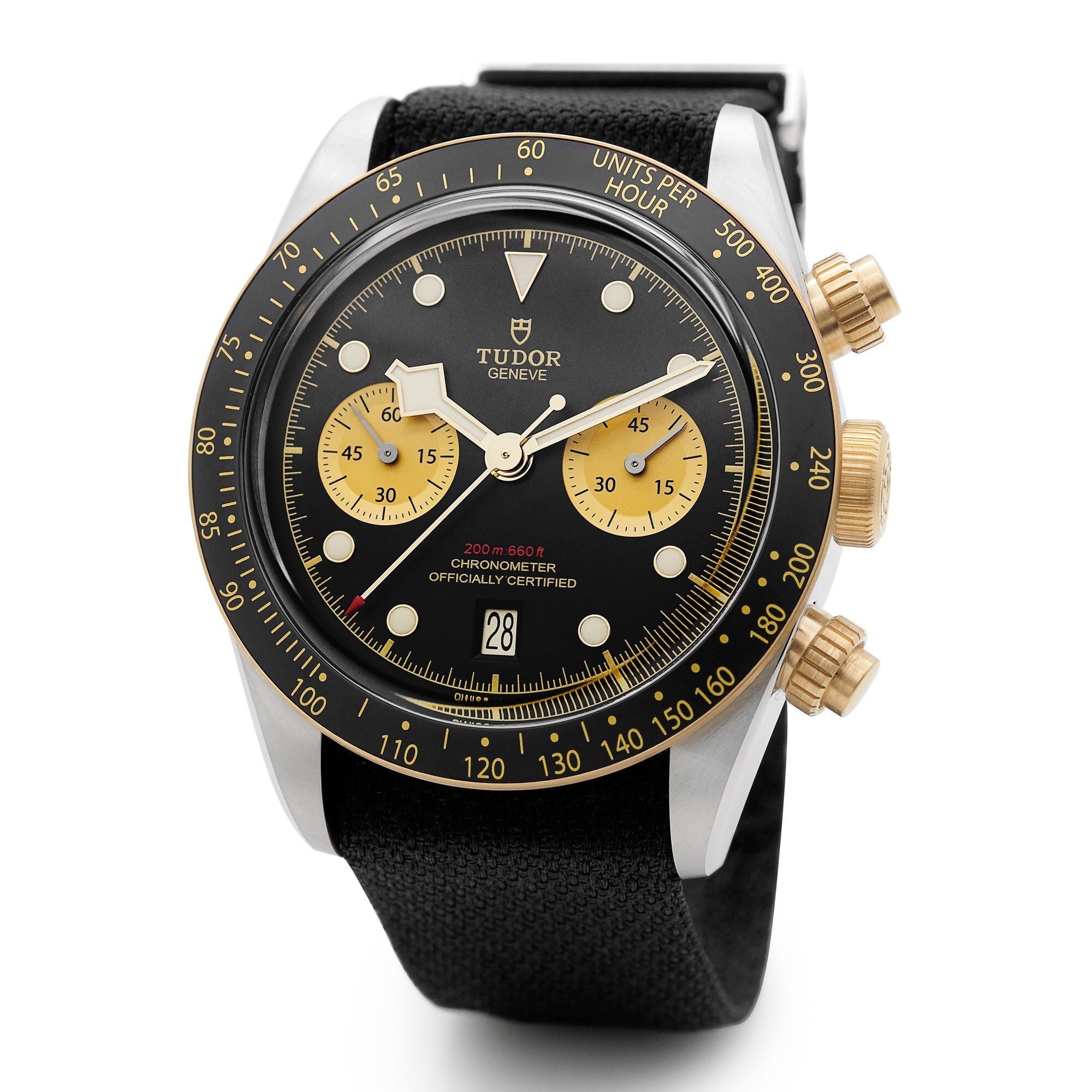 Tudor Black Bay Chrono S&G steel and gold chronograph