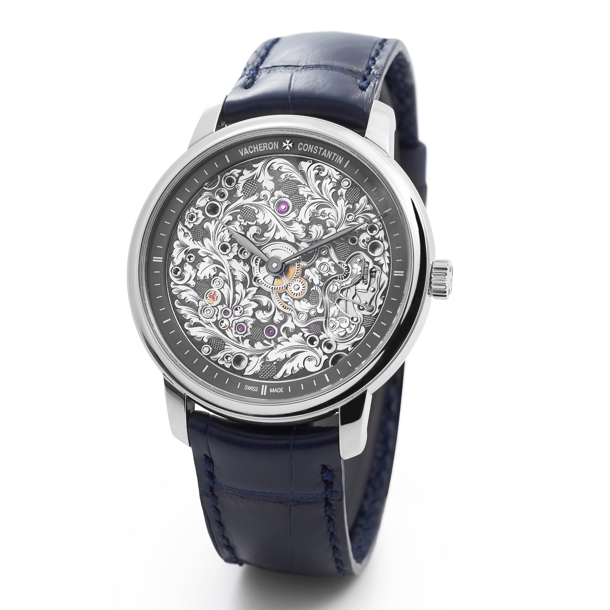 Vacheron Constantin Métiers d'Art Mécaniques Gravées platinum luxury watch