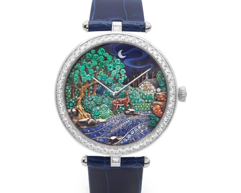 Van Cleef & Arpels Lady Arpels Peau d'Âne Forêt Enchantée Donkey Skin Princess Gem-Inlaid Watch