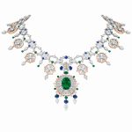 Van Cleef & Arpels Piazza divina emerald necklace