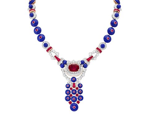 Van Cleef & Arpels Treasure of Rubies Pagode necklace