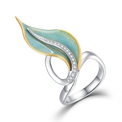 Victor Mayer Serenade guilloché enamel jewelry