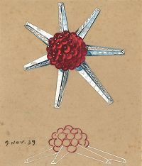 A radiant rubellite centerpiece of the Tiffany & Co. Starburst Brooch.