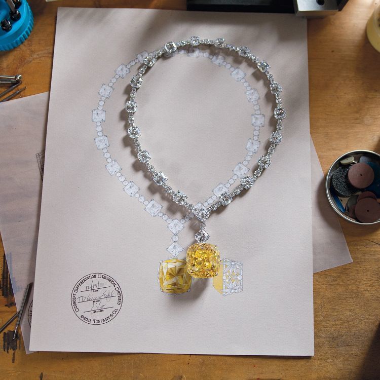 The Tiffany Diamond Bird on a Rock