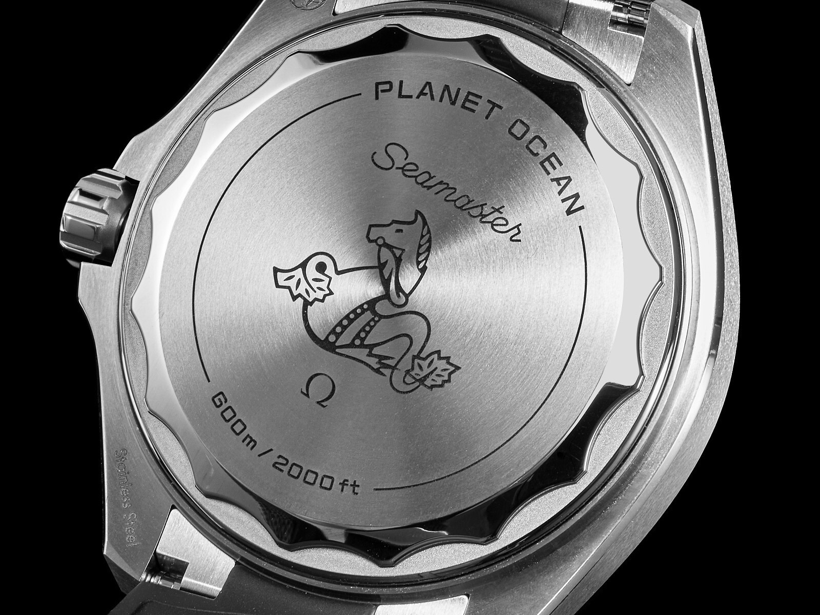 OMEGA Seamaster Planet Ocean 600M Caliber 8912 titanium caseback