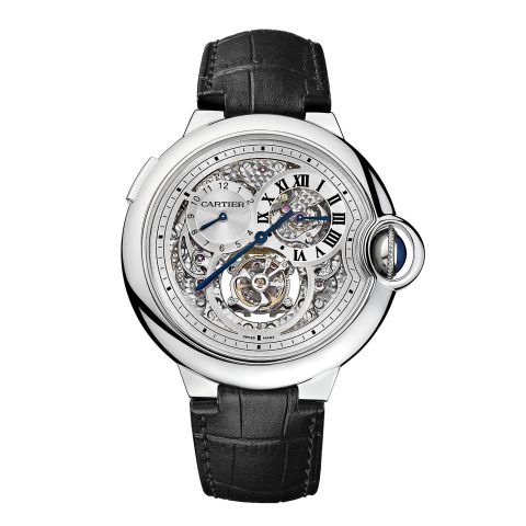 Ballon Bleu de Cartier Dual Time Zone Double Jumping Hand Tourbillon Watch