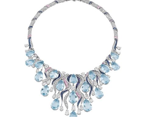 Bulgari aquamarine necklace
