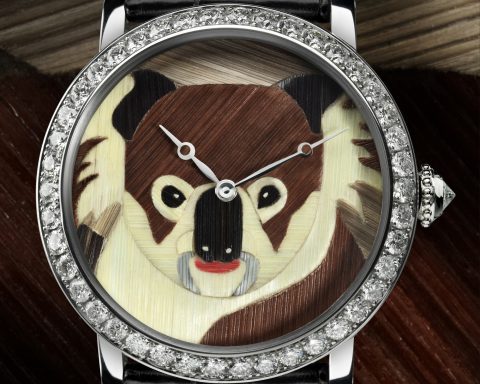 Cartier Rotonde de Cartier koala decorated watch