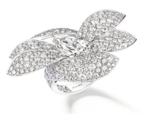 Chaumet Magnolia Mulan themed jewelry set