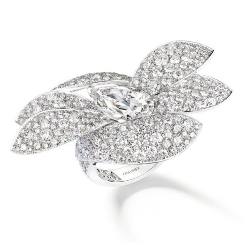 Chaumet Magnolia Mulan themed jewelry set