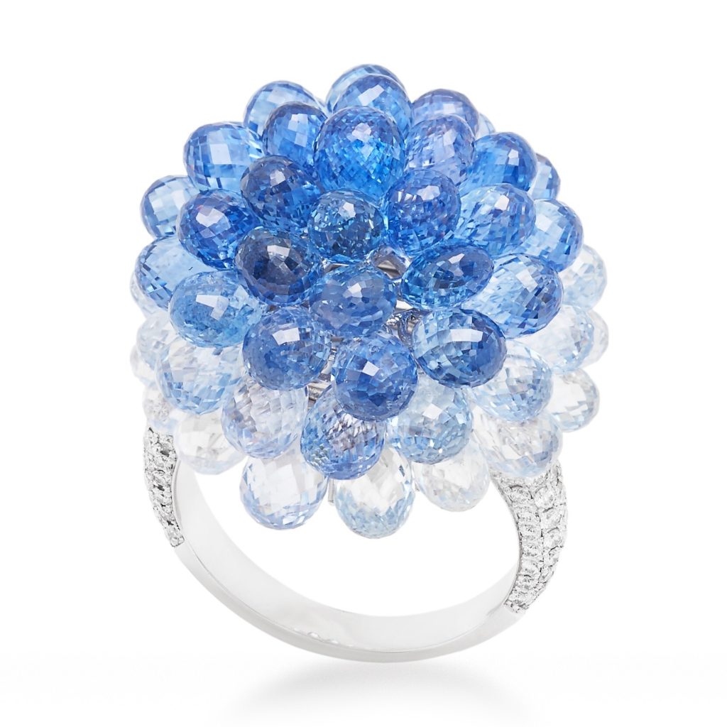 Chopard Copacabana colored gemstone ring