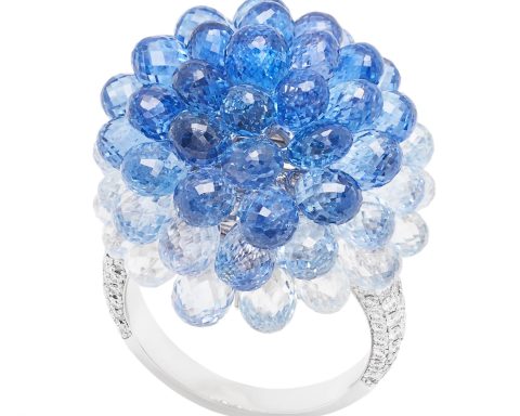 Chopard Copacabana colored gemstone ring