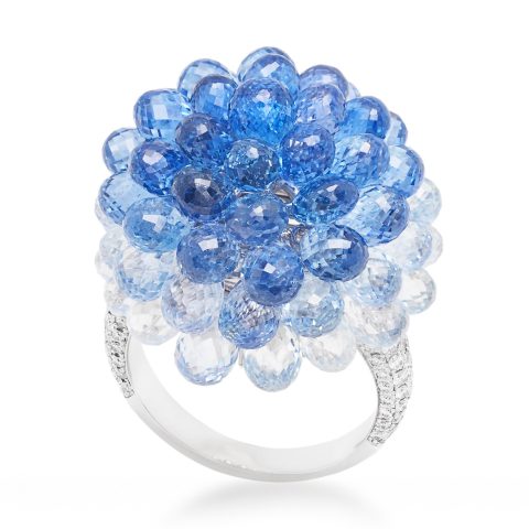 Chopard Copacabana colored gemstone ring
