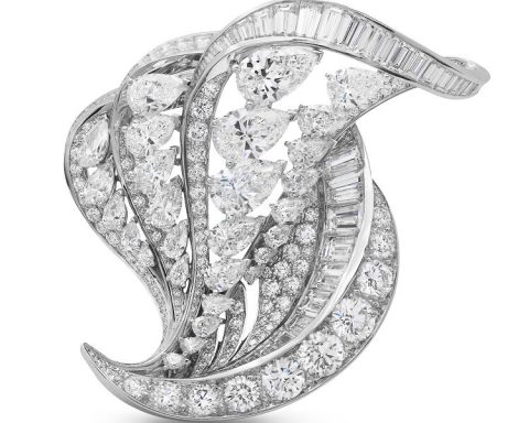 De Beers Imaginary Nature diamond brooch
