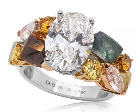 De Beers Soothing Lotus ring