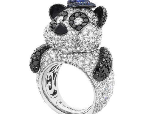 De Grisogono Hip-Hop Panda Panda Ring