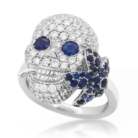 Gucci Gucci Flora Lily Skull Ring