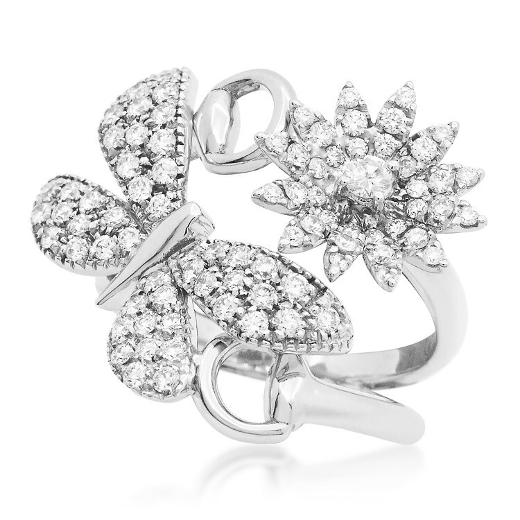 Gucci Gucci Flora diamond ring