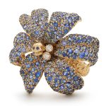 Gucci Gucci Flora sapphire ring