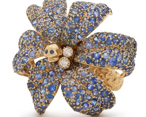 Gucci Gucci Flora sapphire ring