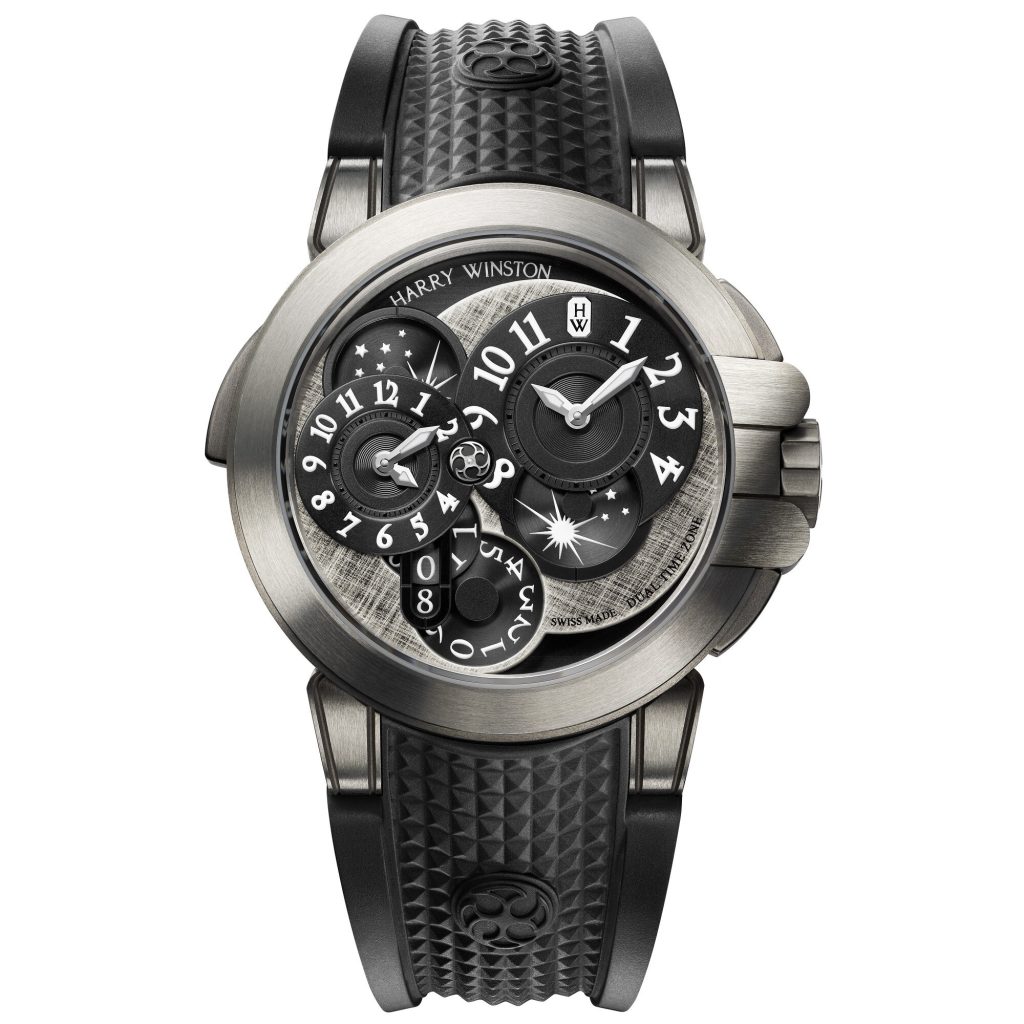 Harry Winston OCEAN Dual Time Monochrome Watch