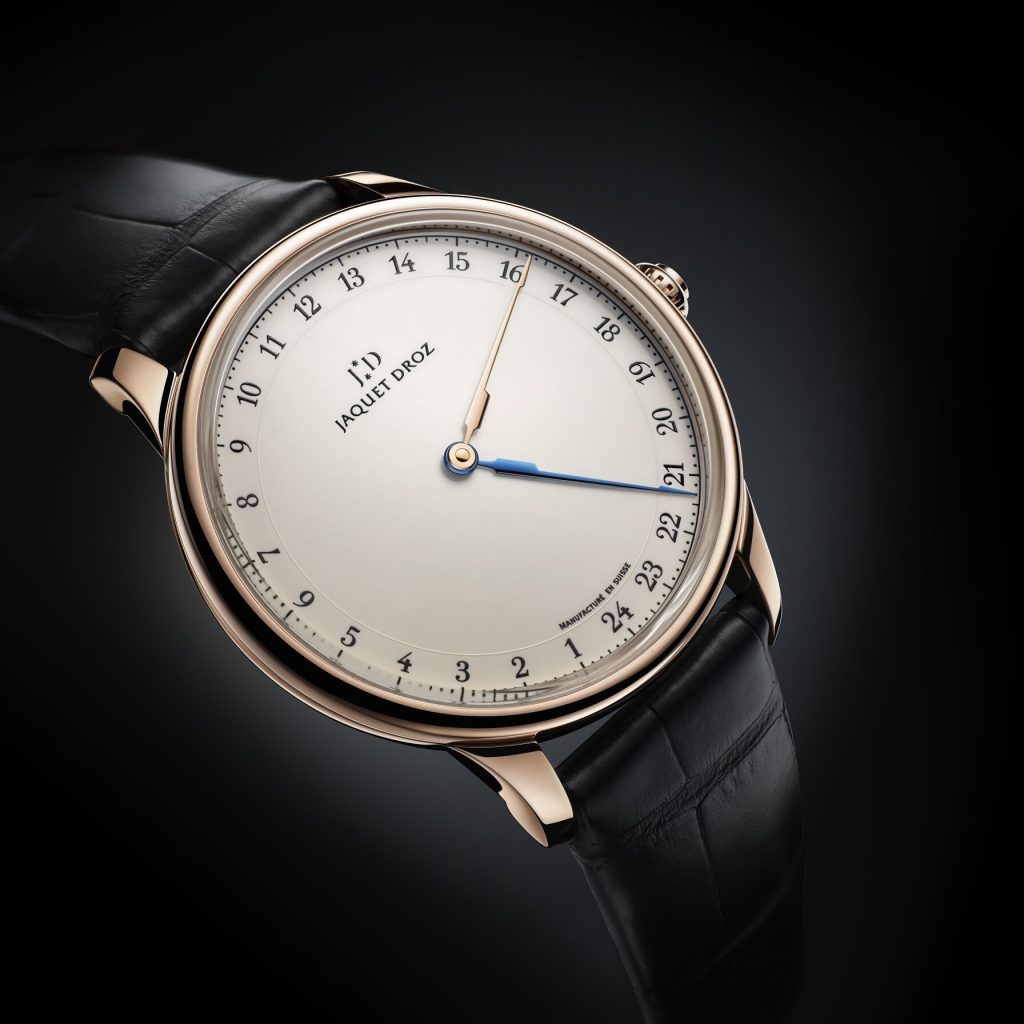Jaquet Droz Grande Heure GMT dual time 24-hour watch