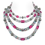 Louis Vuitton Florescence flower tourmaline necklace